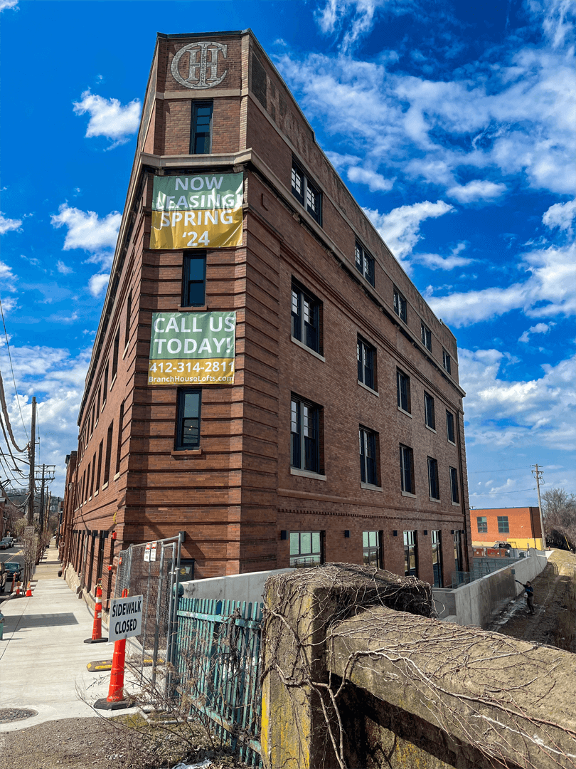 Allegheny Branch House Lofts Nearing Completion